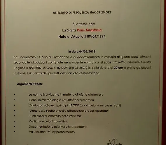 Le Gole Ristorante & 4*